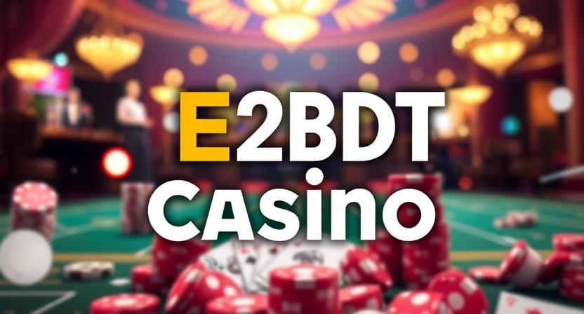Live dealer streaming tables on E2BDT casino